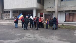 Protest pro Steaua la Alexandria.