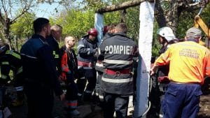 căzut într-o fântână