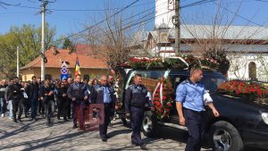 Polițistul implicat în accidentul de vinerea trecută a fost înmormântat
