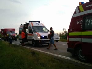 accident rutier pe E70