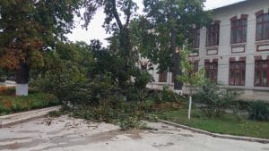 urgie în Teleorman furtună