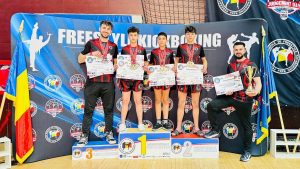 Copil minune din Alexandria: două medalii de aur și titlul mondial la freestyle kickboxing