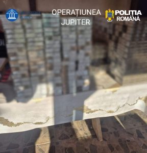 Operațiunea JUPITER la Videle: 56.000 de țigarete de contrabandă și 60.000 de lei, ridicate de polițiști